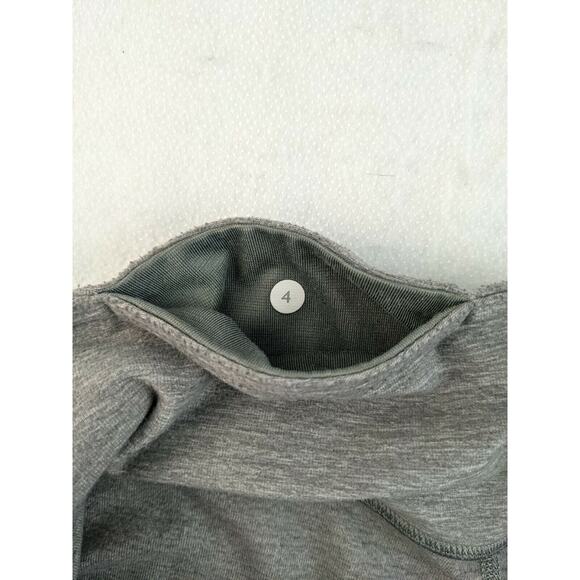 Womens Lululemon Yoga Athletic Pants Gray Size 4 Pull On Logo - Picture 4 of 11